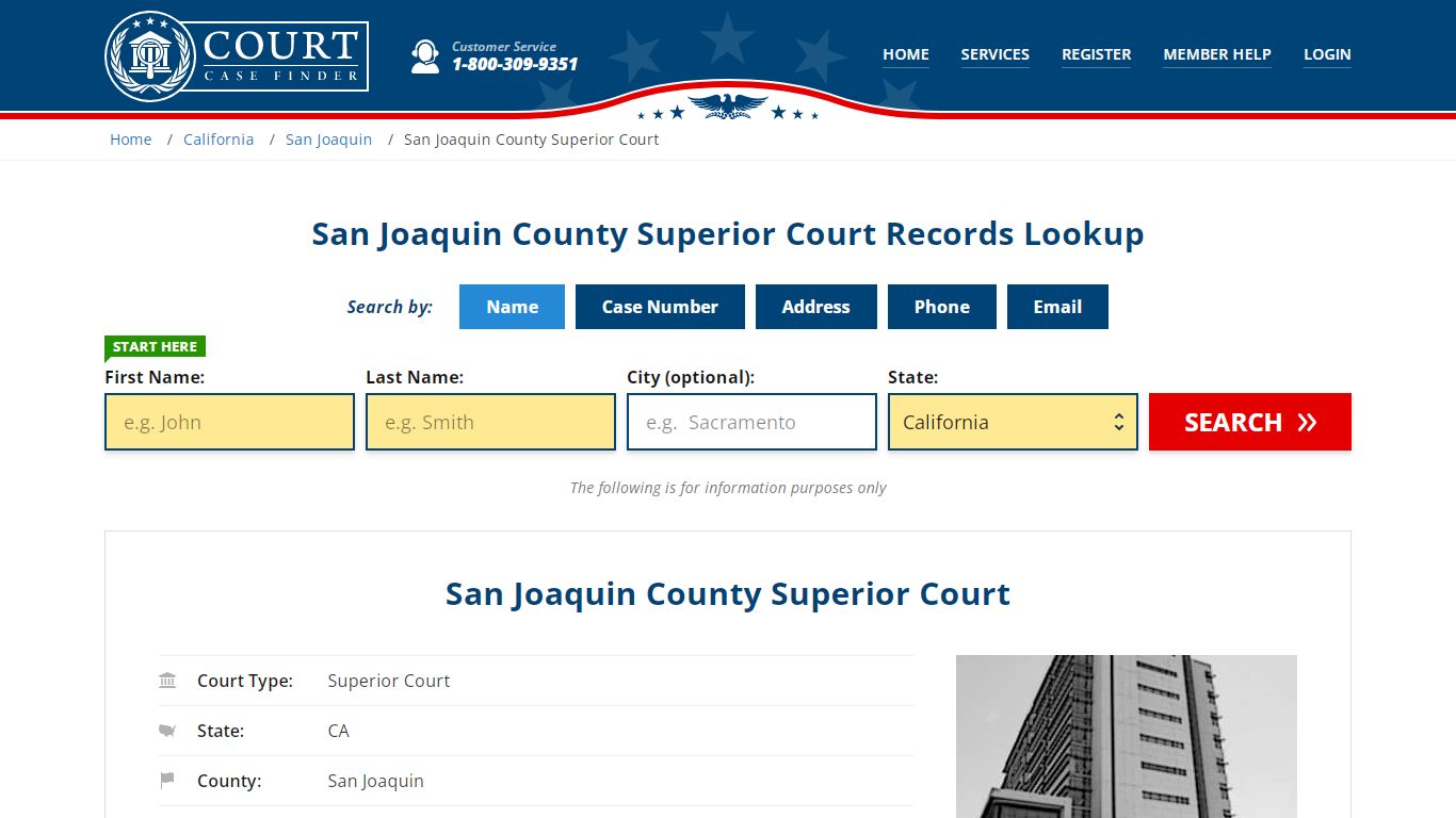 San Joaquin County Superior Court Records Lookup